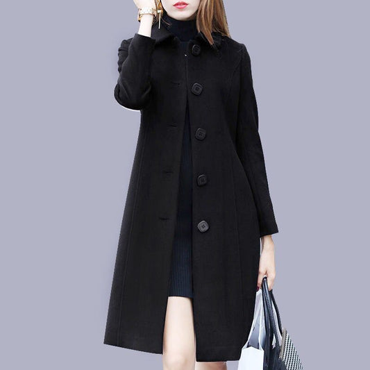 British Style Single Breasted Woolen Jacket