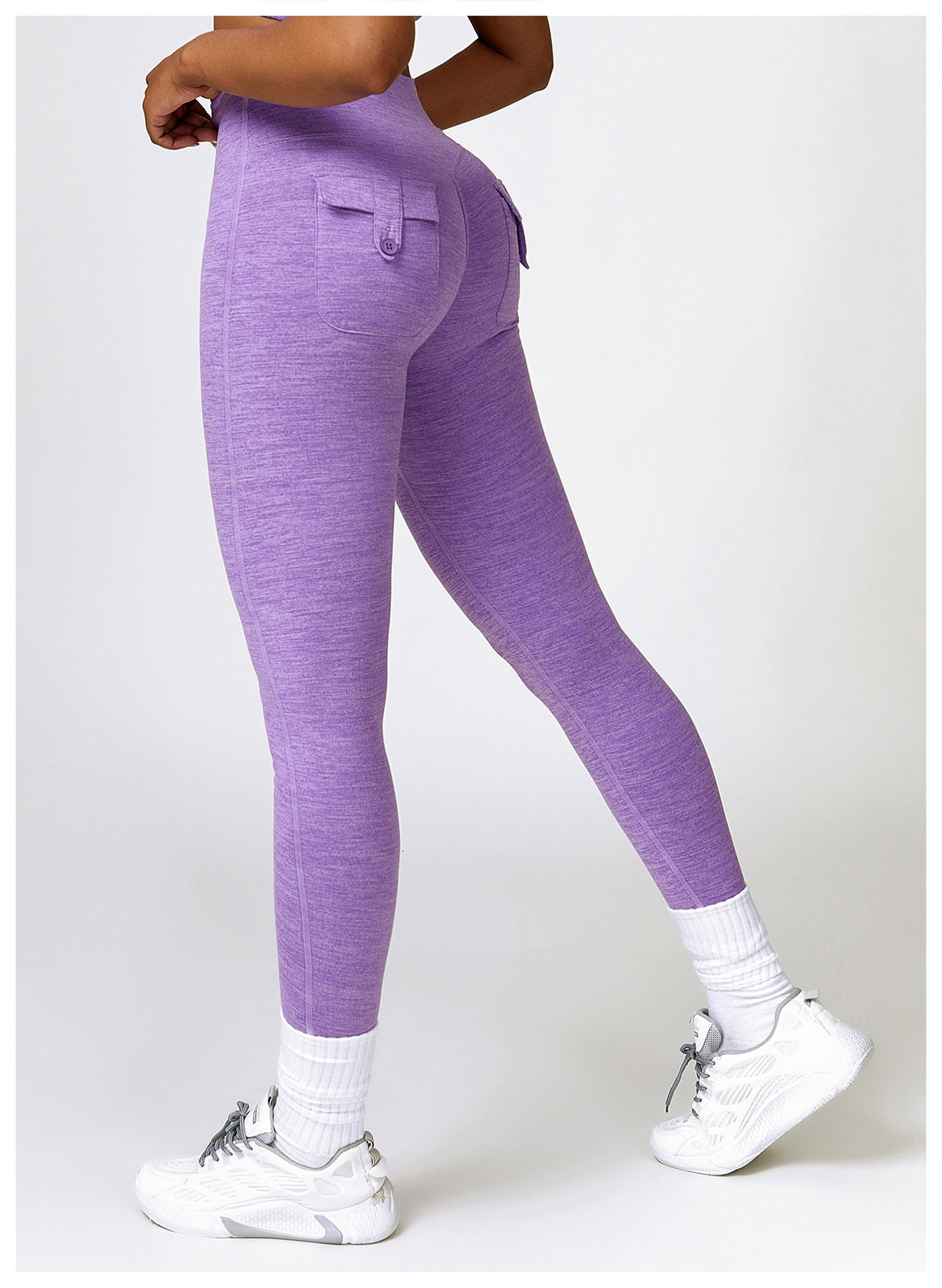 Brushed High Waist Pocket Yoga Pants