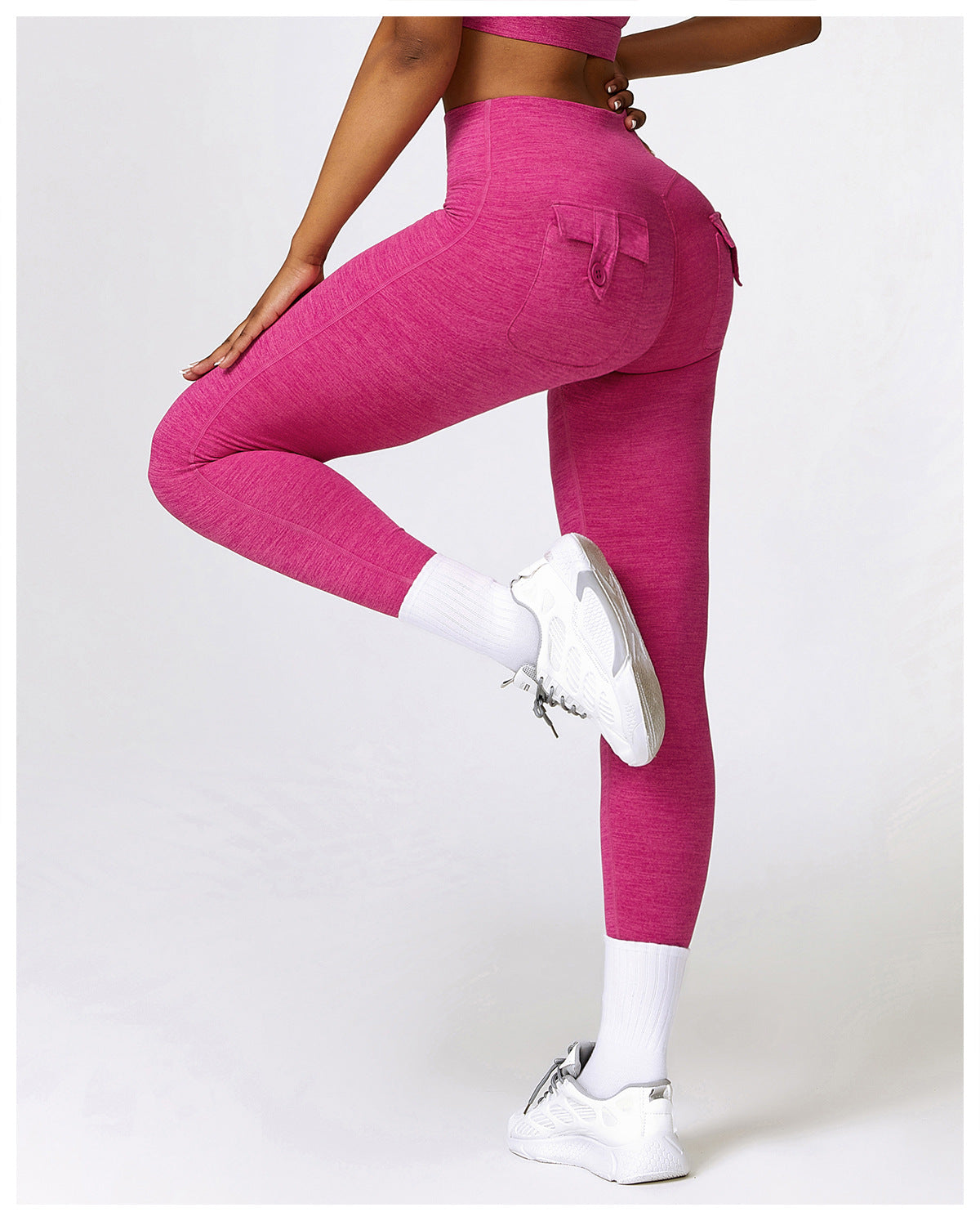 Brushed High Waist Pocket Yoga Pants