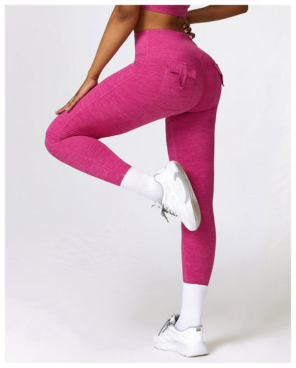 Brushed High Waist Pocket Yoga Pants