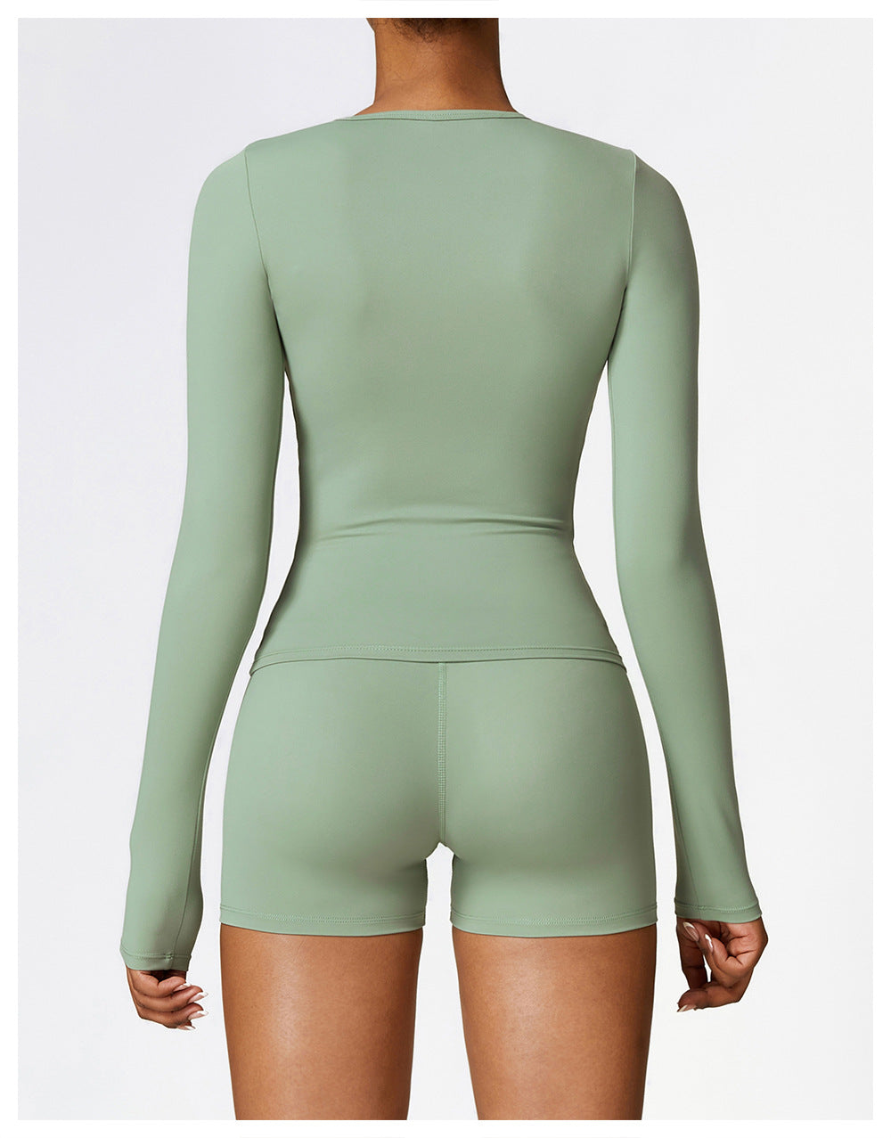 Brushed Long Sleeve Yoga Top
