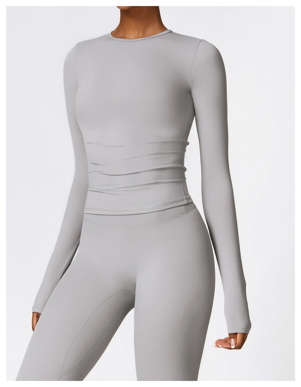 Brushed Long Sleeve Yoga Top