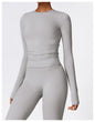 Brushed Long Sleeve Yoga Top