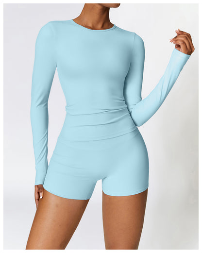 Brushed Long Sleeve Yoga Top