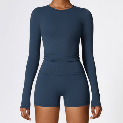 Brushed Long Sleeve Yoga Top