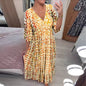 Floral Seaside Resort Maxi Dress