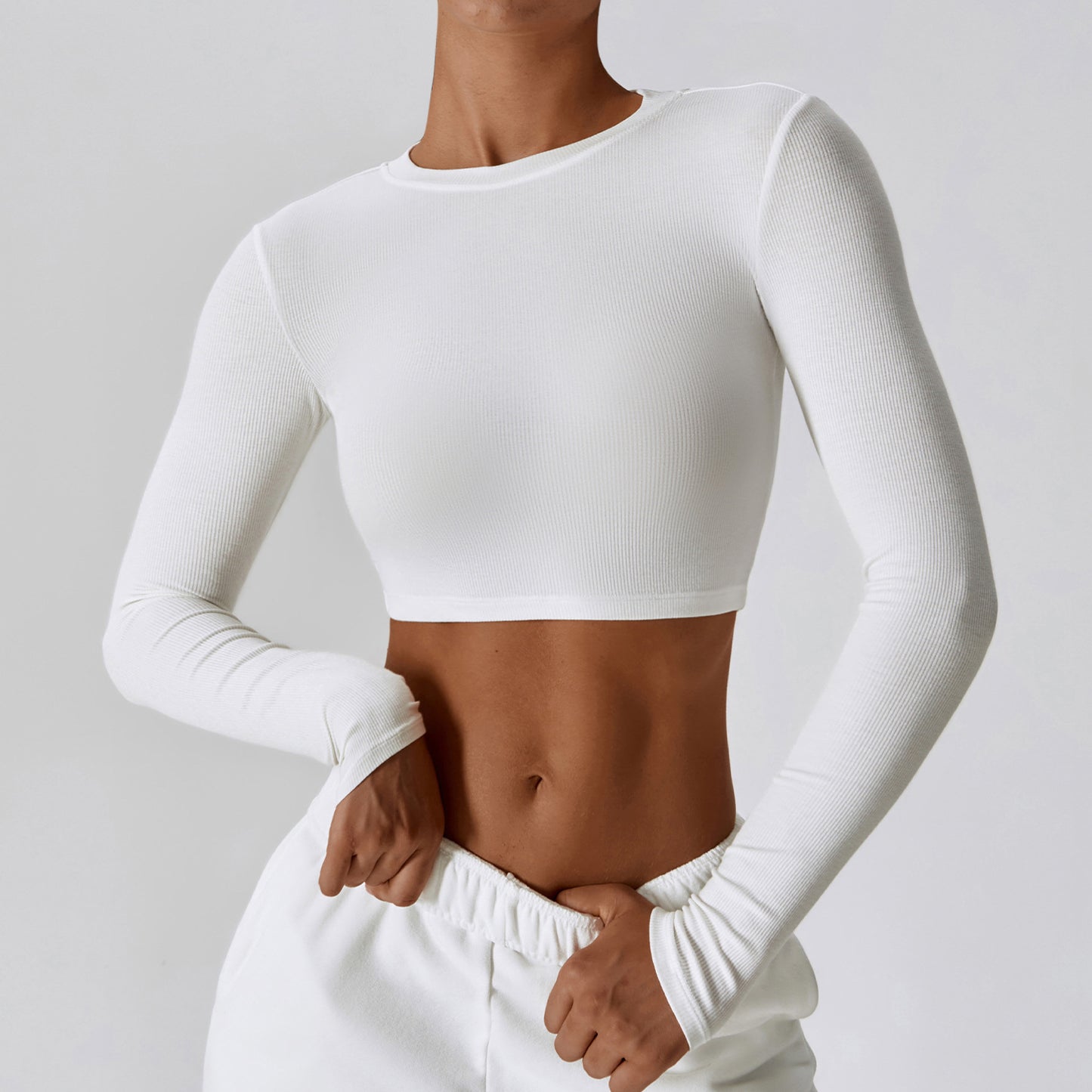Quick Drying Slimming Long Sleeve Yoga Top