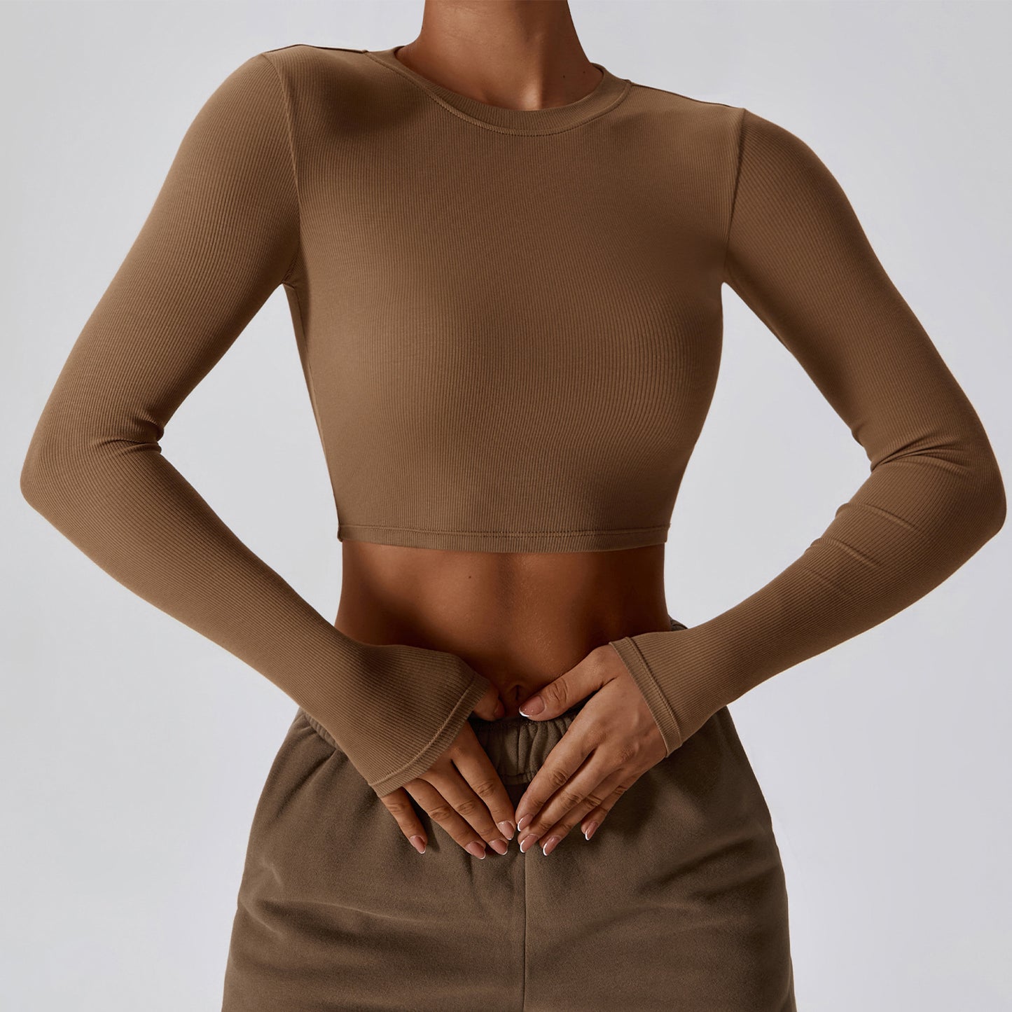 Quick Drying Slimming Long Sleeve Yoga Top