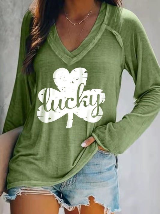 St. Patrick's Day Casual Long Sleeve T-Shirt