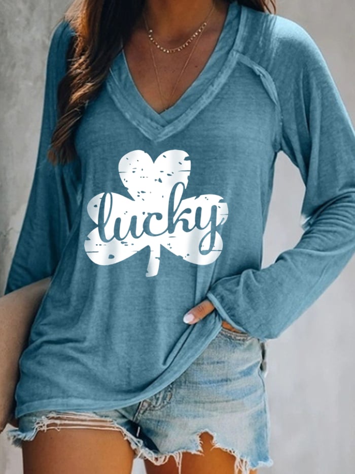 St. Patrick's Day Casual Long Sleeve T-Shirt