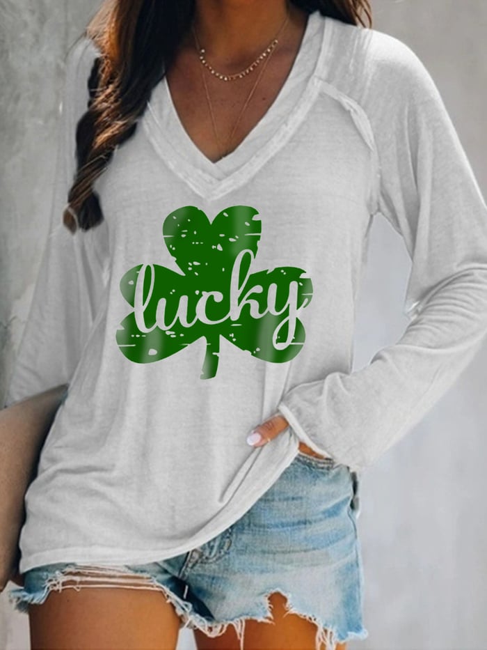 St. Patrick's Day Casual Long Sleeve T-Shirt