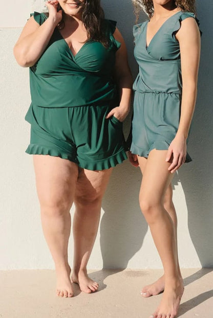Swim Romper Built-in Bra