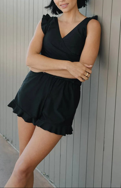 Swim Romper Built-in Bra