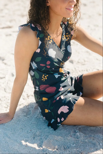 Swim Romper Built-in Bra