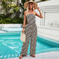 Irregular Printing Elegant And Fashionable Two Piece Suit
