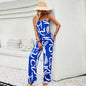 Irregular Printing Elegant And Fashionable Two Piece Suit