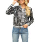 Sequined Long-Sleeved Women's Jacket