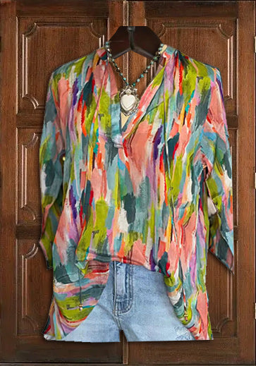Vintage Printed Top Shirt